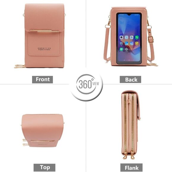 Small Cell Cross Body Purses for Women Mini Shoulder Handbags Zipper Crossbody B - Picture 2 of 6